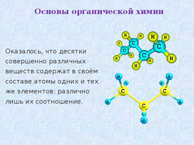 Органическая химия презентация