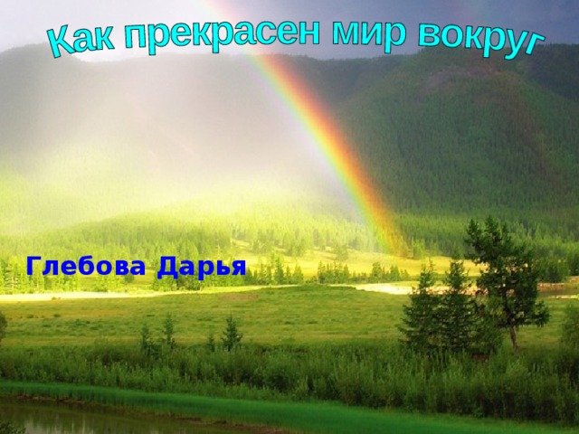 Глебова Дарья