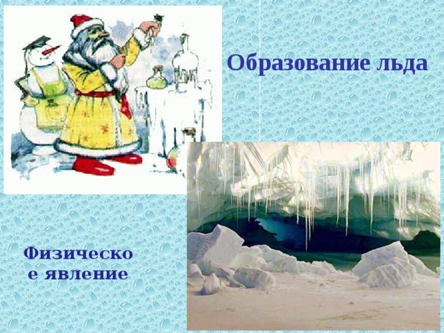 Лед это химическое явление. Образование льда. Образование льда это физическое. Физическое явление лед. Образование льда это физическое или химическое явление.