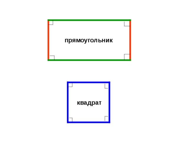 Торт квадрат и прямоугольник