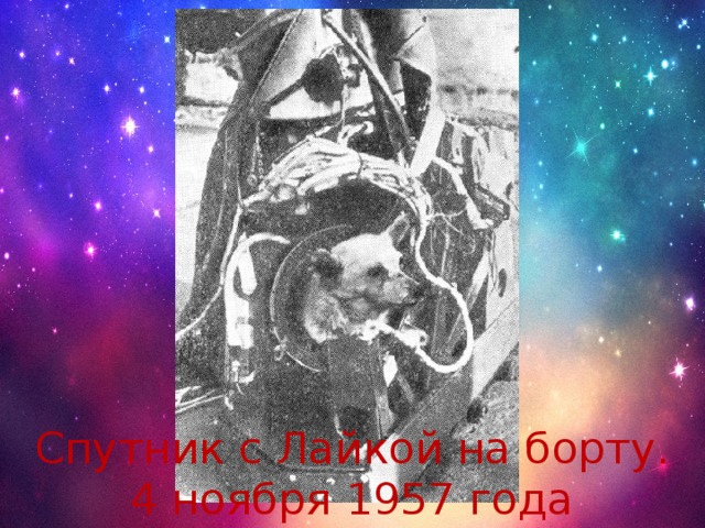 Спутник с Лайкой на борту. 4 ноября 1957 года 