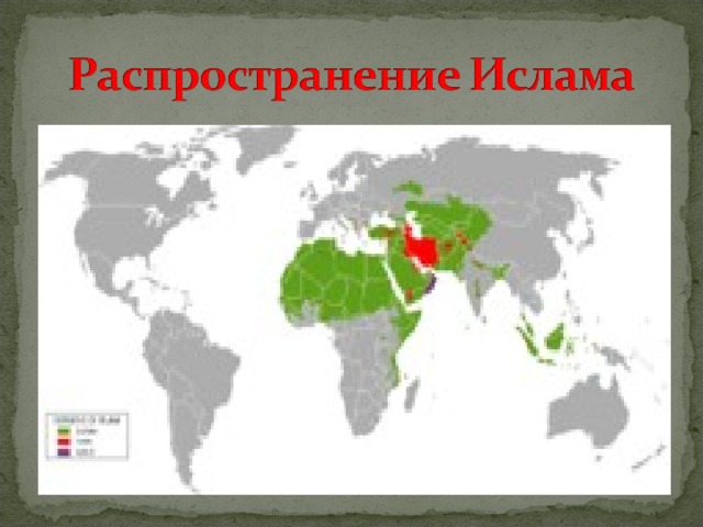 Карта мусульман в россии