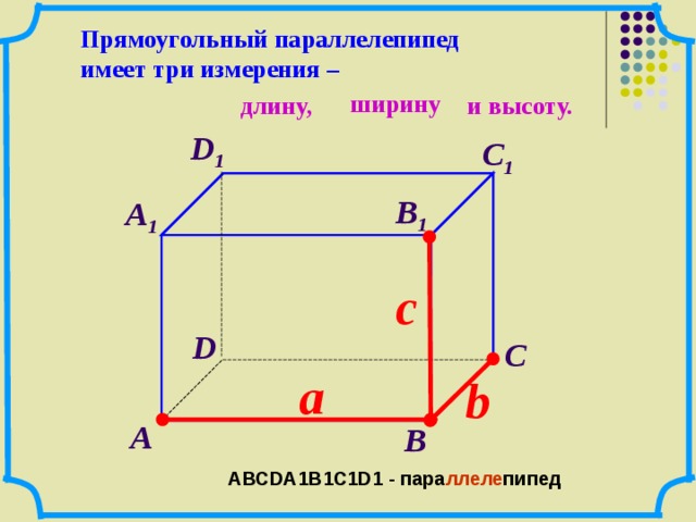 Прямоугольный параллелепипед 5 класс математика мерзляк презентация