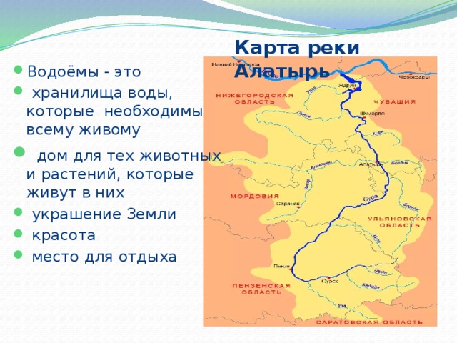 Сура план описания реки