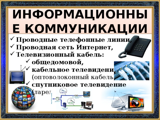 Инженерные коммуникации проект 8 класс