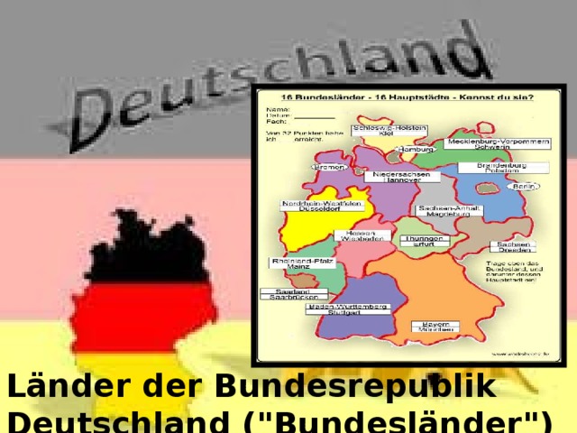 Länder der Bundesrepublik Deutschland (