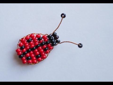 Божья Коровка Из Бисера