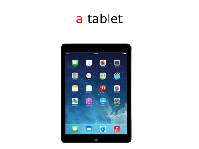 a tablet 