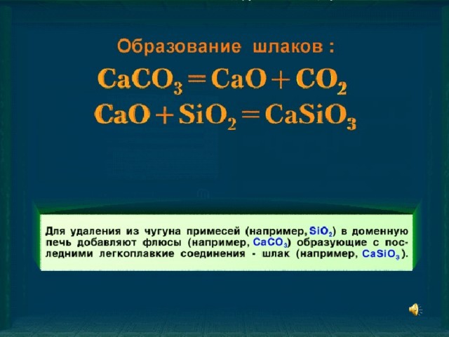 Вещество, содействующее образованию шлака, 4 буквы