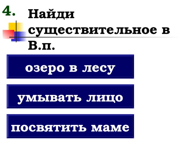 Найди существительные.