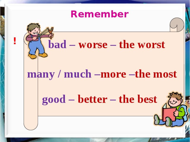 Good bad many. Bad worse the worst. Worse worst правило. Bad worse the worst примеры. The worse или the worst.