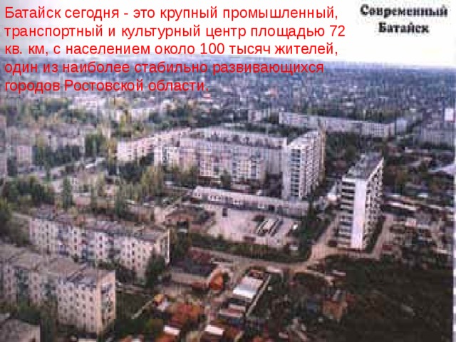 Презентация город батайск