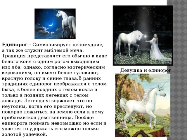 Что означает кони. Единорог значение символа. Что символизирует Единорог. Единорог символ чего. Белая лошадь символ чего.