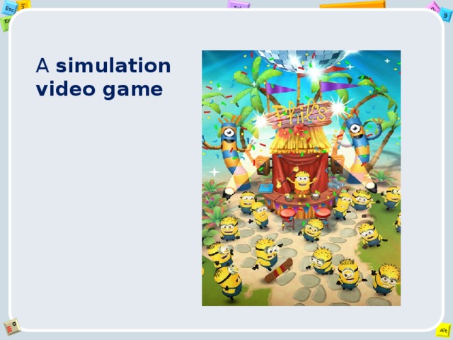    A simulation video game  