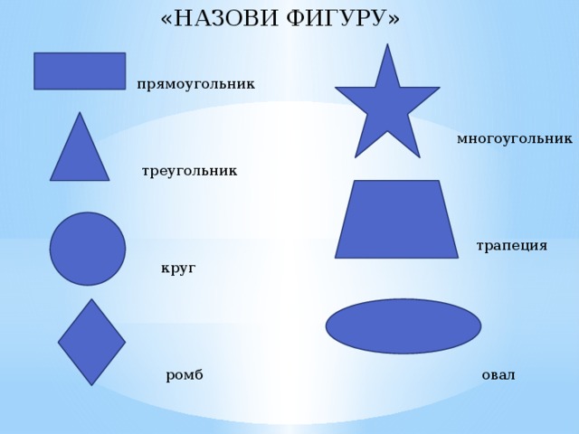 Фигуры ромб квадрат круг треугольник