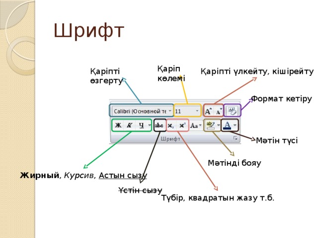 Word мәтіндік редакторы қмж