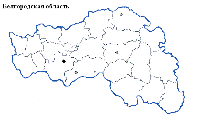 Административная карта белгородской области