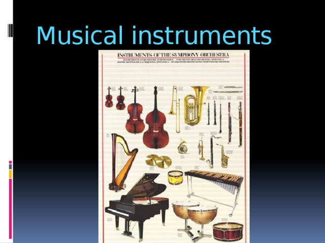 Musical instruments   