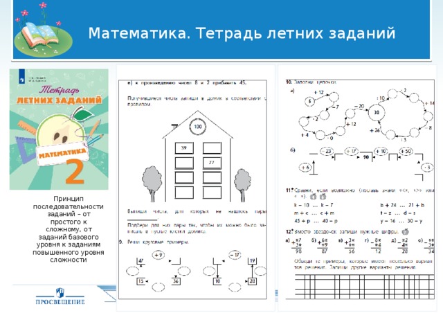 Задания повышенного уровня по математике