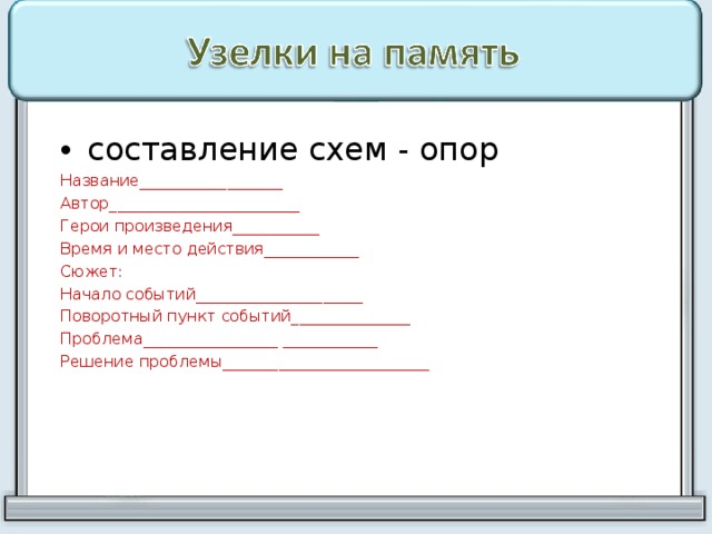 Утро на острове составить схему