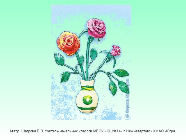 Автор: Шагрова Е.В. Учитель начальных классов МБОУ «СШ№14» г. Нижневартовск ХМАО -Югра 