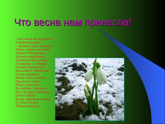 Слово весной какой. Что Весна нам принесла. Что Весна ты принесла. Стихотворение что Весна ты принесла. Весна приносит.