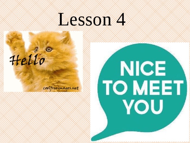 Lesson 4 