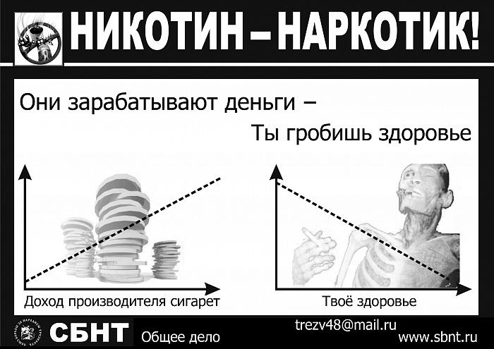 почему никотин не наркотик