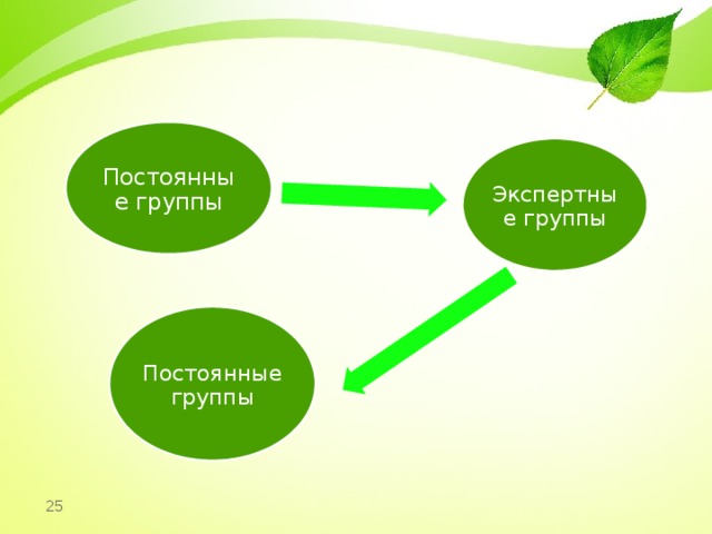 Постоянные группы Экспертные группы Постоянные группы 25 