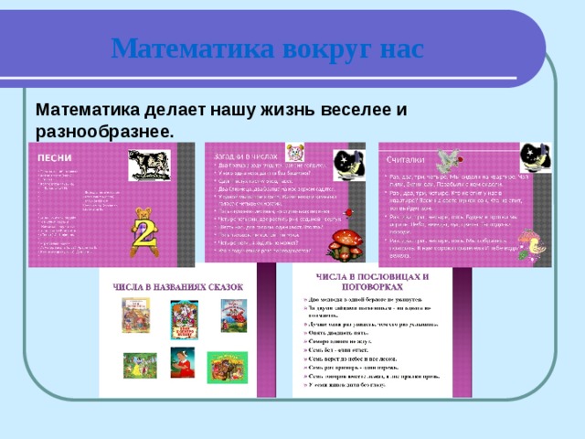 Проекты 10 класс математика