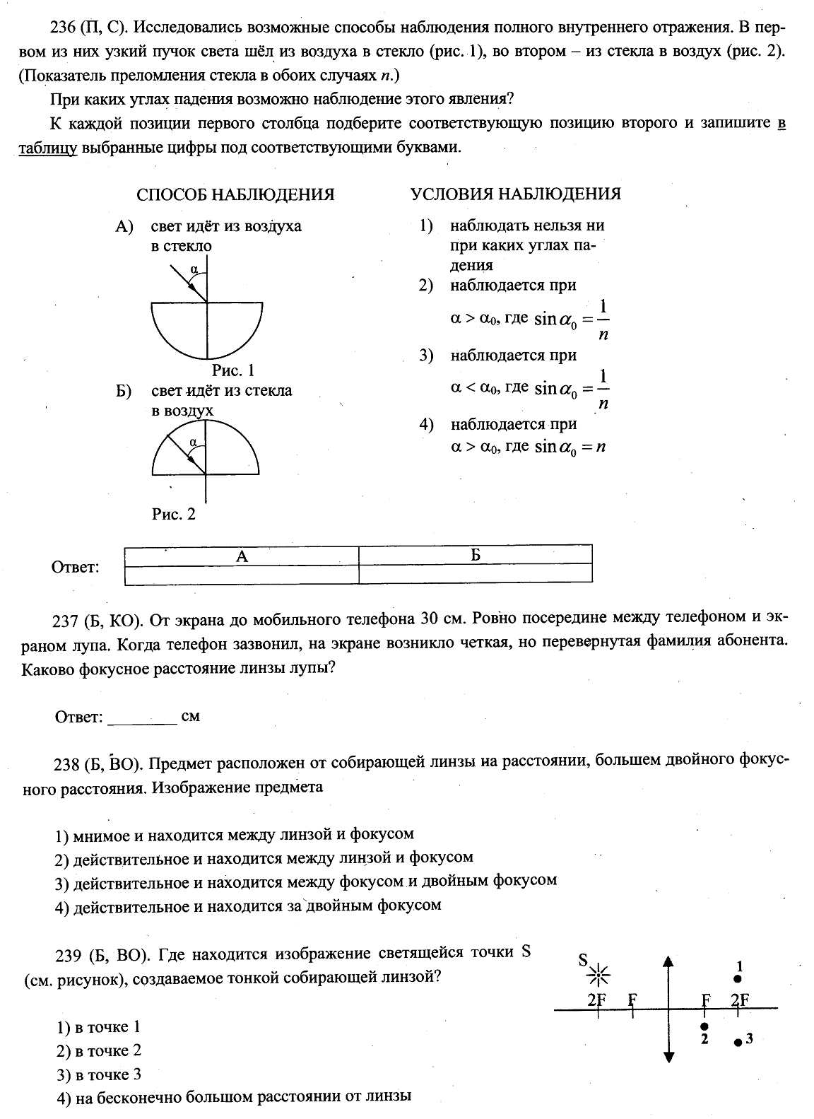 Какое изображение невозможно наблюдать на экране