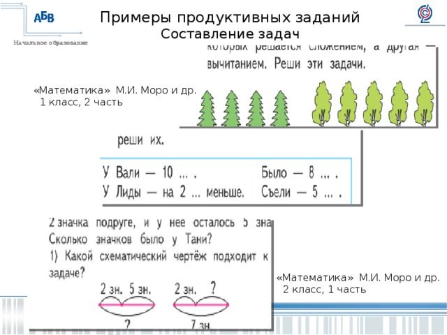 Составь по краткой записи задачу и реши