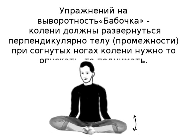 Перпендикулярно телу. Упражнения на выворотность. Упражнения для выворотности ног. Презентация упражнения на выворотность.