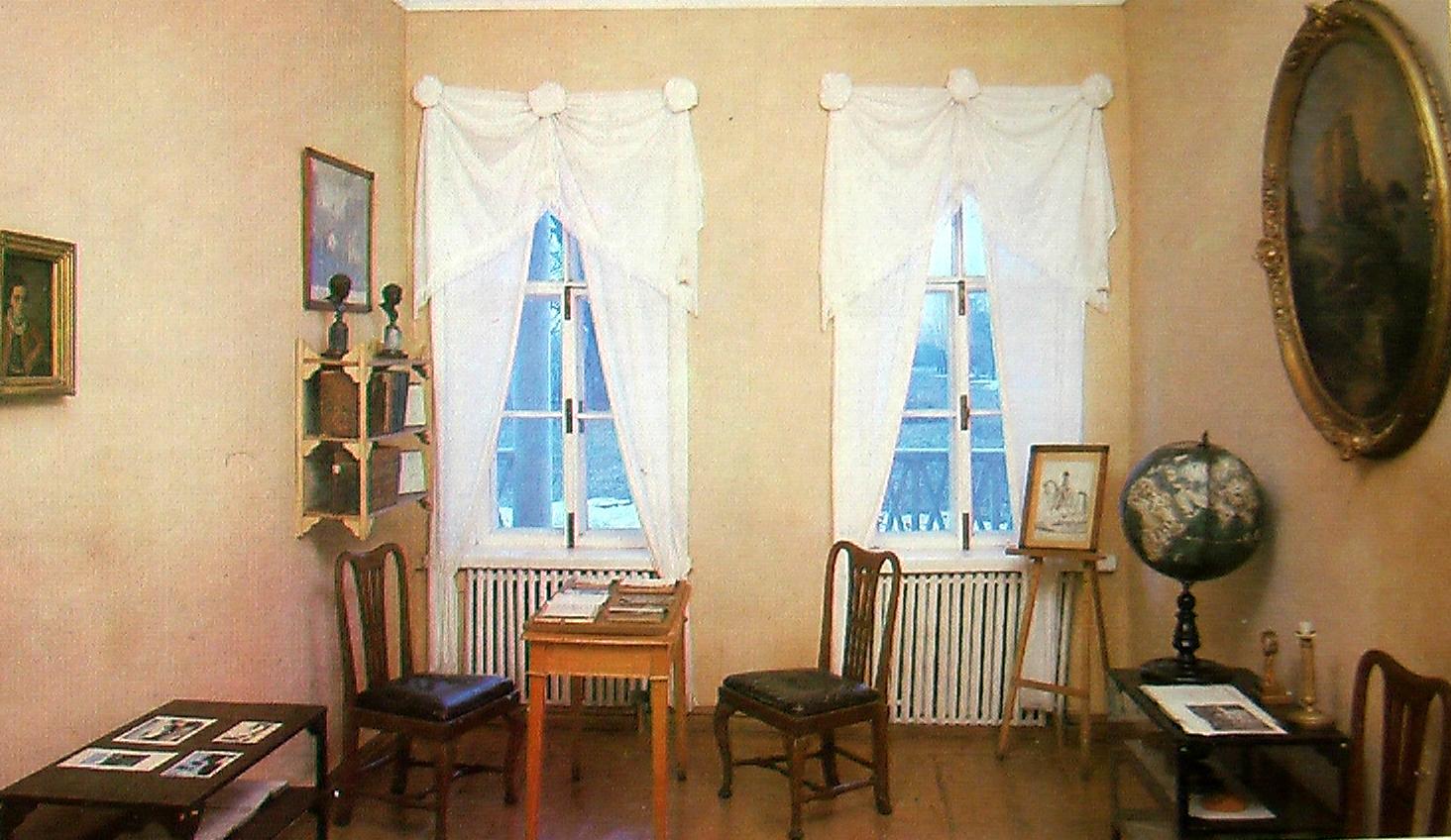 Классная комната Лермонтова в Тарханах