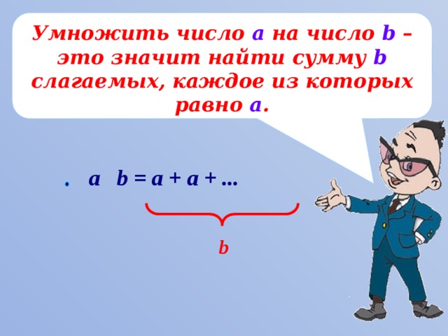 Сумма пяти слагаемых каждое из которых 3