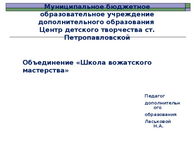 Умк педагога дополнительного образования образец