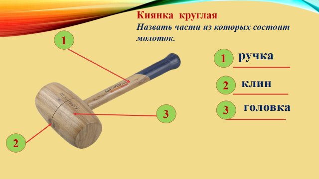 Изготовление киянки презентация