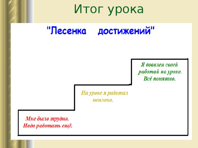 Лестница успеха картинки для самооценки учащихся на уроке