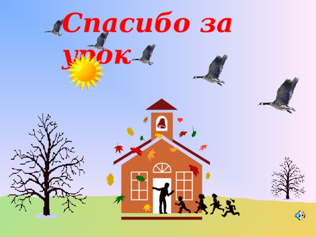 Спасибо за урок