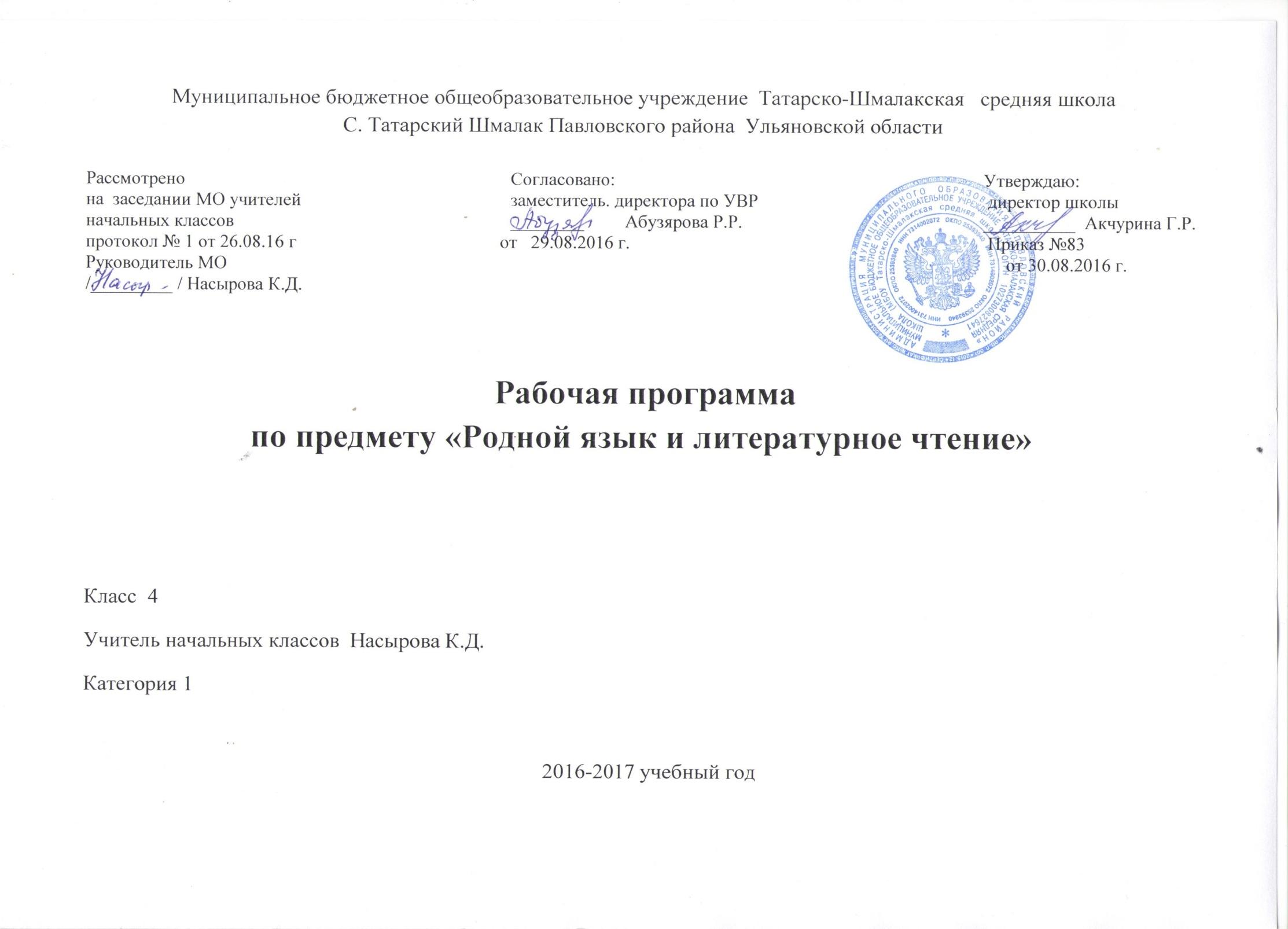 Рабочие программы родной русский 4 класс. Родной язык 4 класс рабочая программа. Кем утверждена рабочая программа по русскому языку начальных классов.