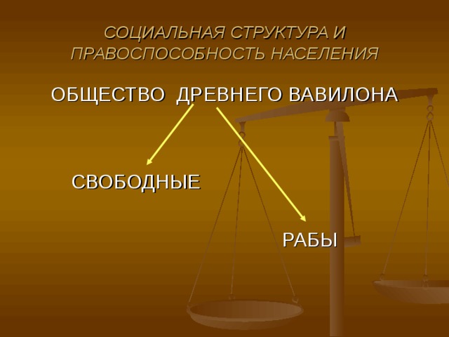 Схема вавилонского общества