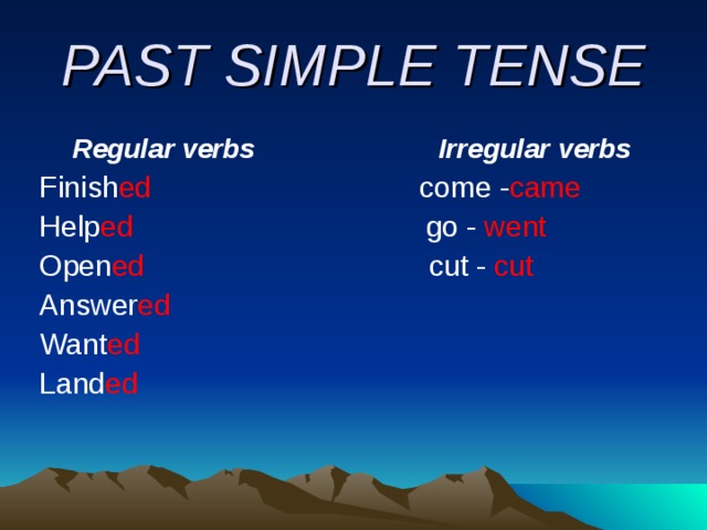 Finish verb