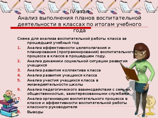 Отчет воспитательной работы классного руководителя 3 класса. Анализ воспитательной работы. Анализ деятельности классного руководителя.