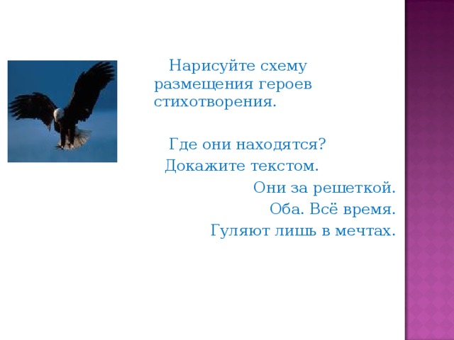 Пушкин узник проблематика средства изображения 6 класс