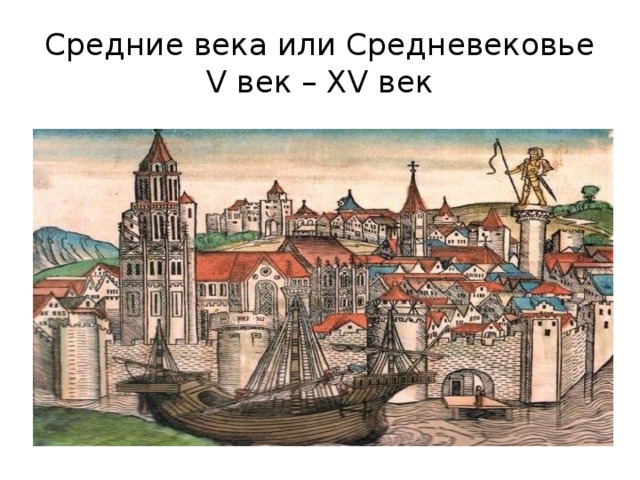 Изо 4 класс европейские города средневековья презентация
