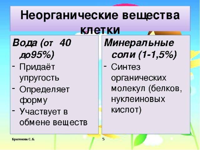 Вещества конспект. Химический состав клетки - 5 класс вещества клетки.. Неорганические вещества таблица по биологии 10 класс. Неорганические вещества в составе клетки. Органические и неорганические вещества клетки 5 класс биология.