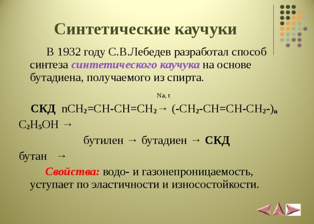 Получение синтетического каучука