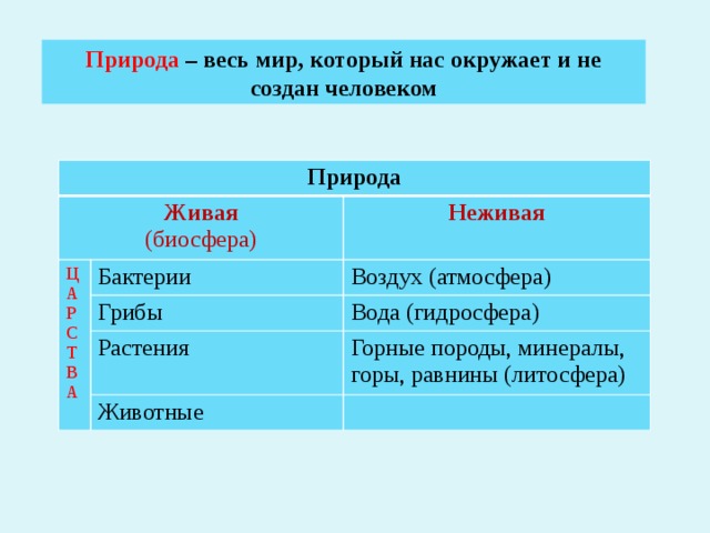 Окружающий мир 2 класс неживая и живая природа технологическая карта