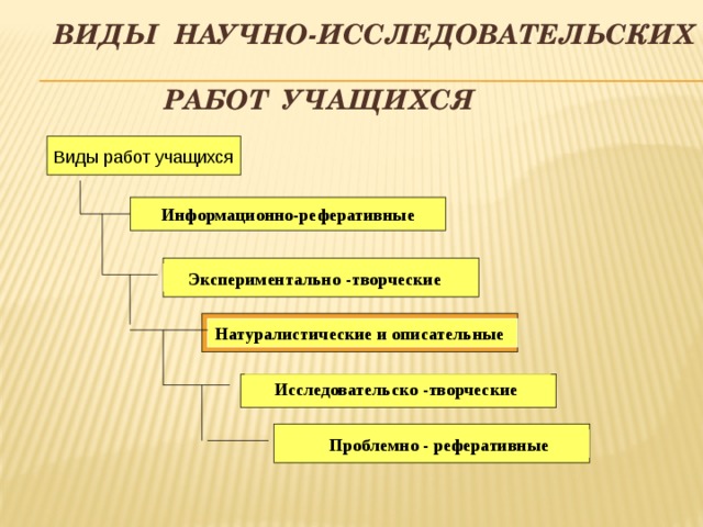 Виды научных проектов