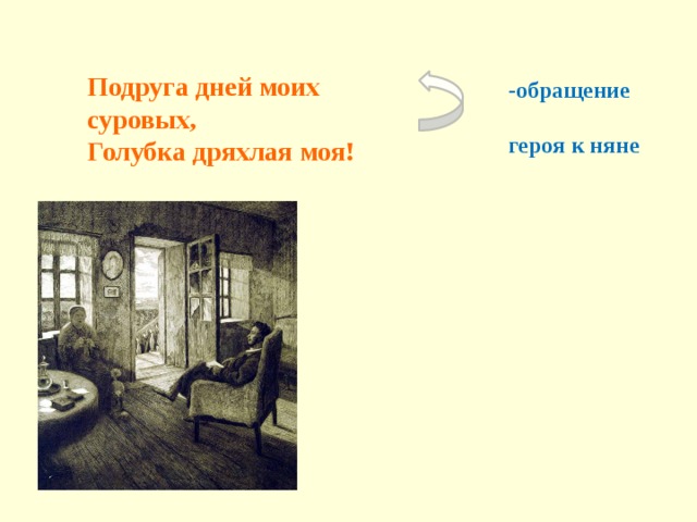 Подруга дней моих суровых голубка дряхлая моя размер стиха схема